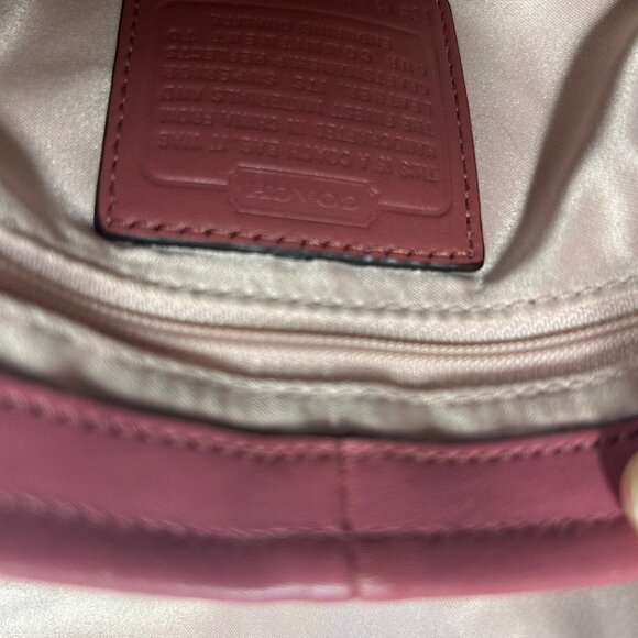 Coach Antique Rose Chelsea Adjustable Chain Purse with Scarf Included - Picture 9 of 11